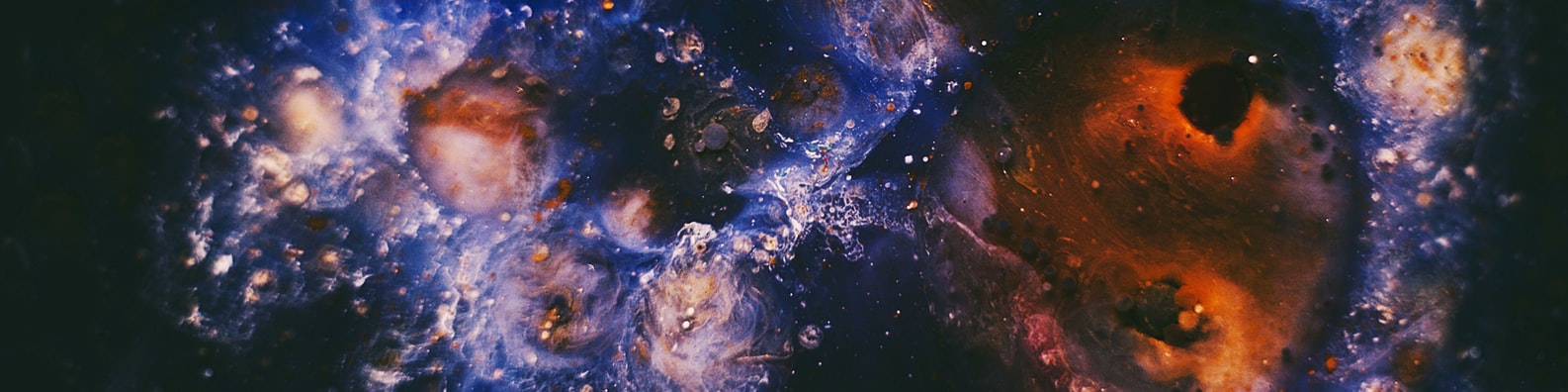 Abstract LinkedIn Cover Photo with Cosmic Aesthetics