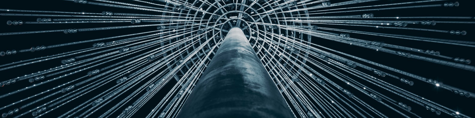 Abstract LinkedIn Cover Photo with Fancy Chandelier