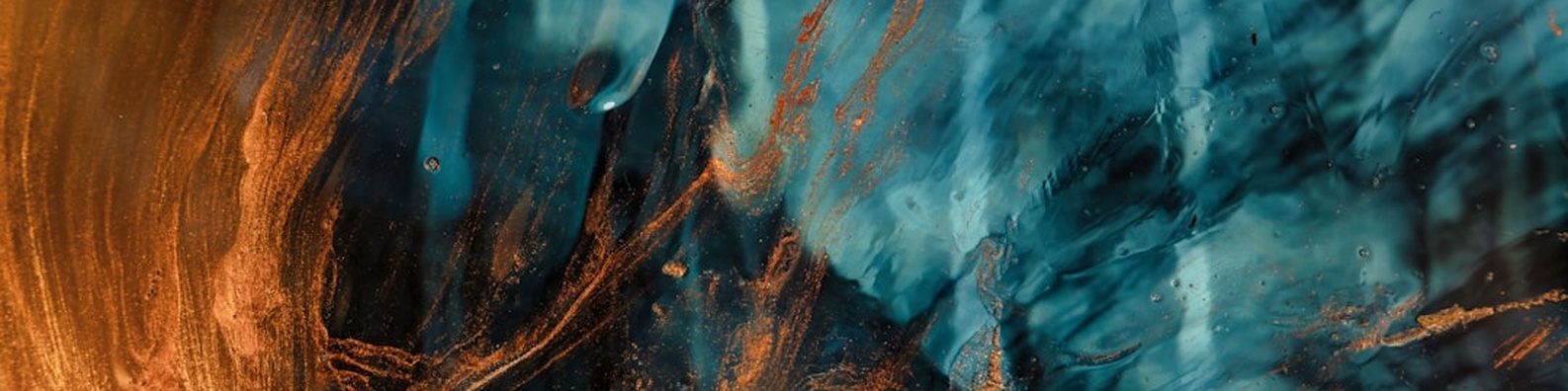 Abstract LinkedIn Cover Photo with Vibrant Multicolored Abstract Painting