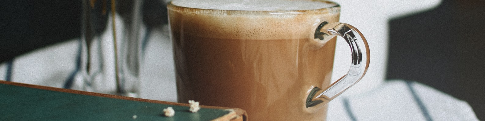 Business LinkedIn Cover Photo with A Good Cup Of Coffee Never Disappoints