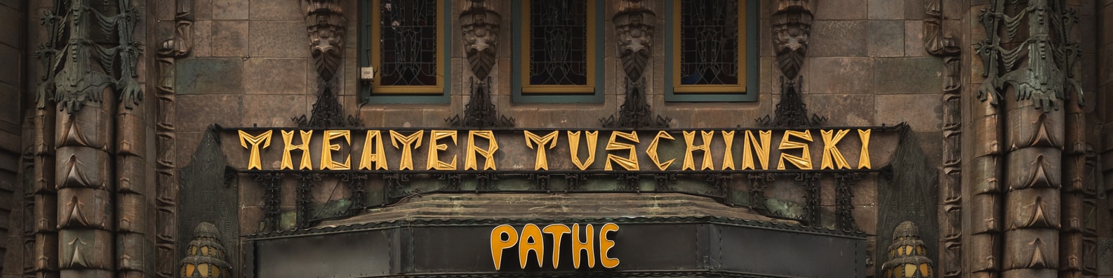 Business LinkedIn Cover Photo with Now Showing Pathe