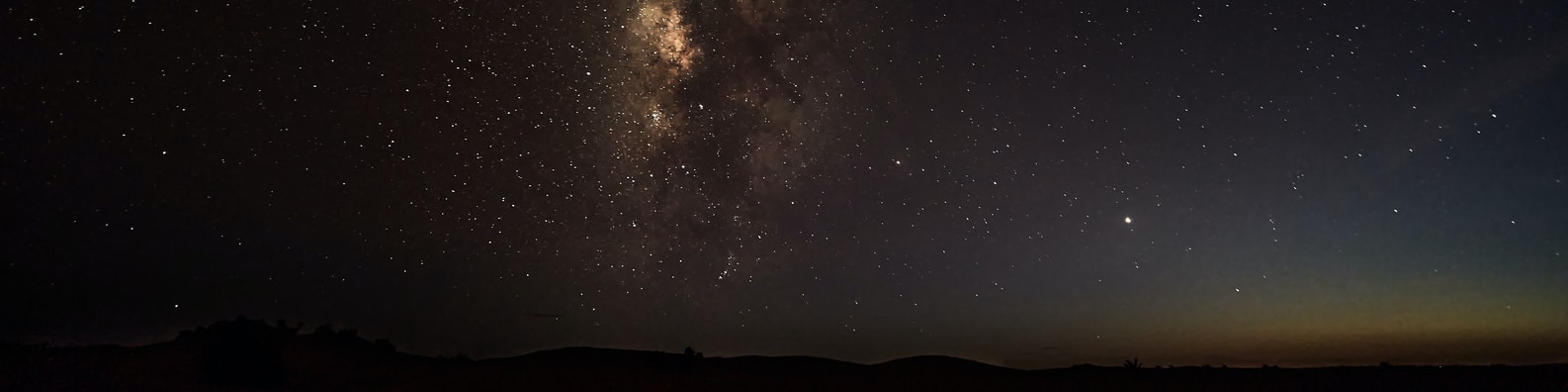 Nature LinkedIn Cover Photo with I Love Camping Under The Stars