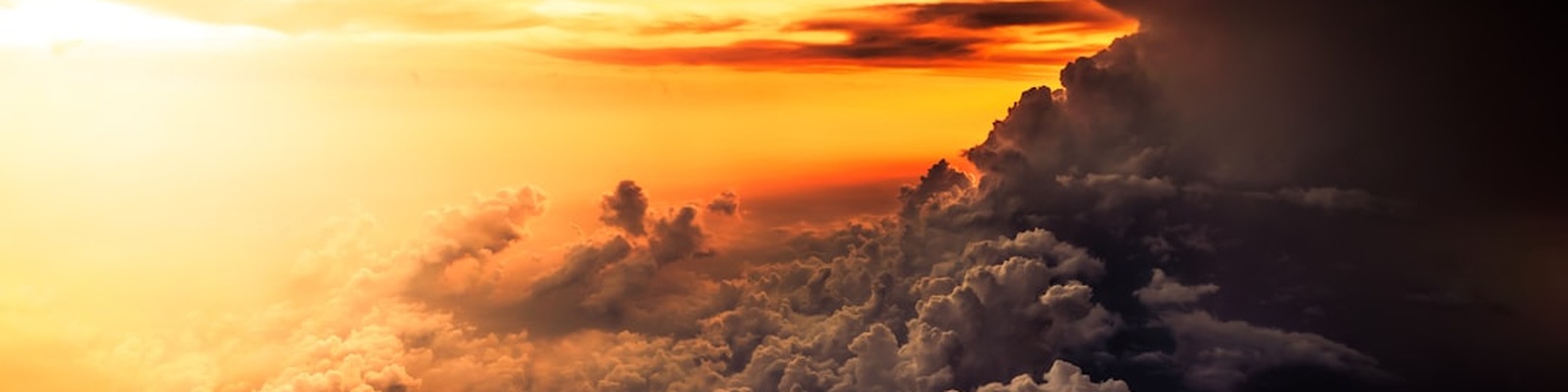 Nature LinkedIn Cover Photo with Sea of Clouds at Sunrise
