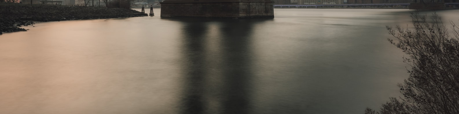 Urban LinkedIn Cover Photo with Another Icey Lake