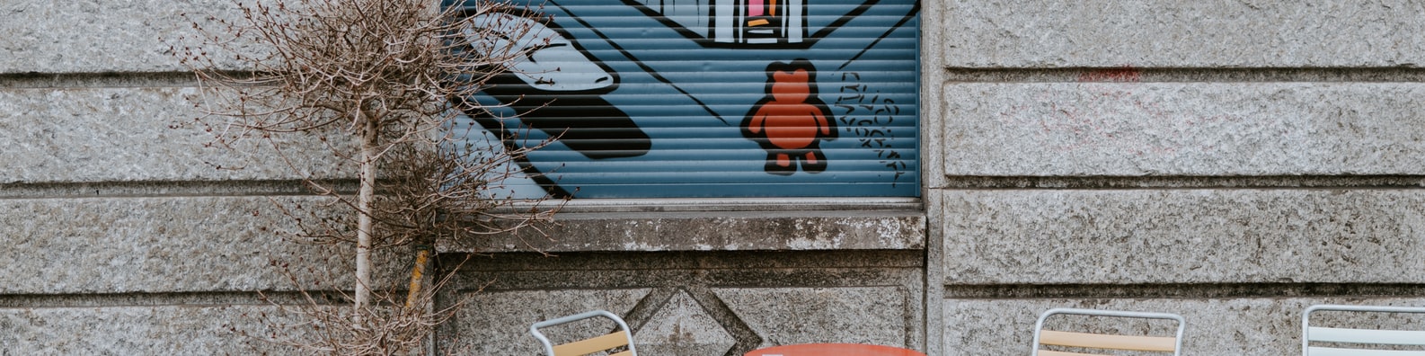 Urban LinkedIn Cover Photo with Cafe By The Streets