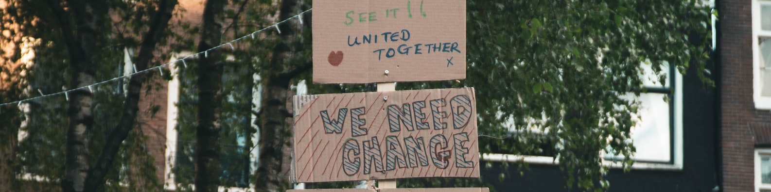 Urban LinkedIn Cover Photo with Change Is The Only Constant