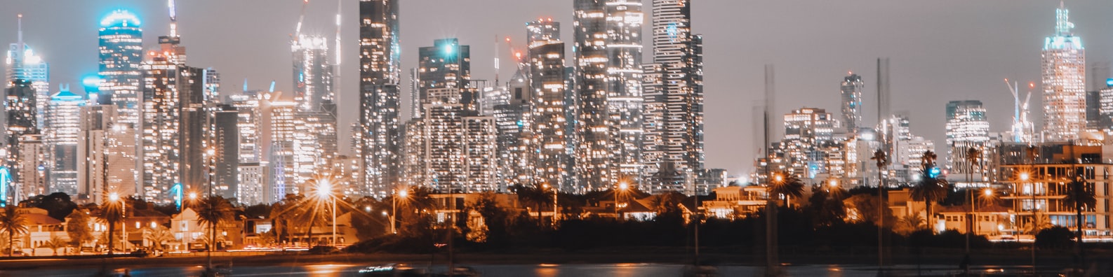 Urban LinkedIn Cover Photo with City Lights