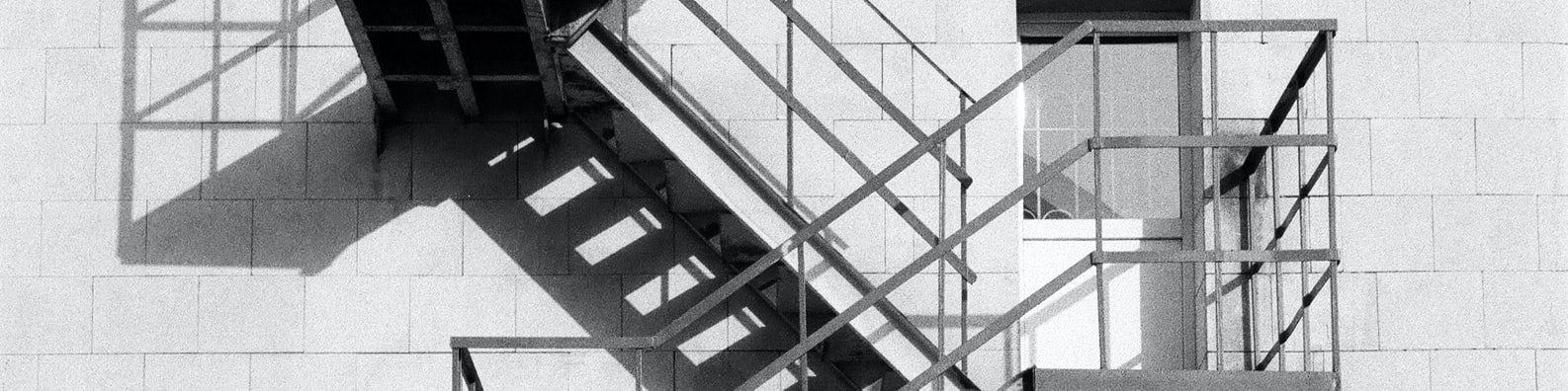 Urban LinkedIn Cover Photo with Fire_exit_stair