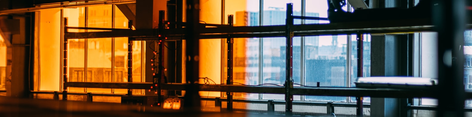 Urban LinkedIn Cover Photo with Orangey Tint