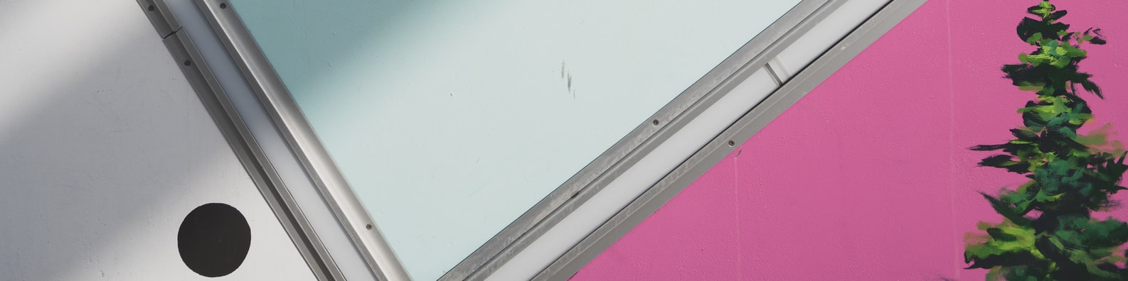 Urban LinkedIn Cover Photo with Pink And White Go So Well Together