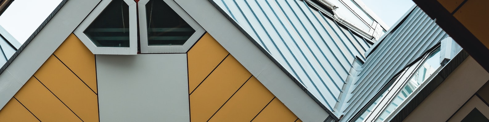 Urban LinkedIn Cover Photo with The Shape Of The Windows Is Unique