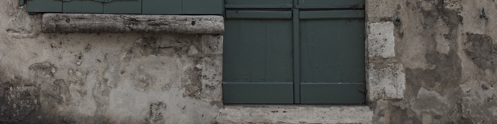 Urban LinkedIn Cover Photo with Windows Are Closed Shut