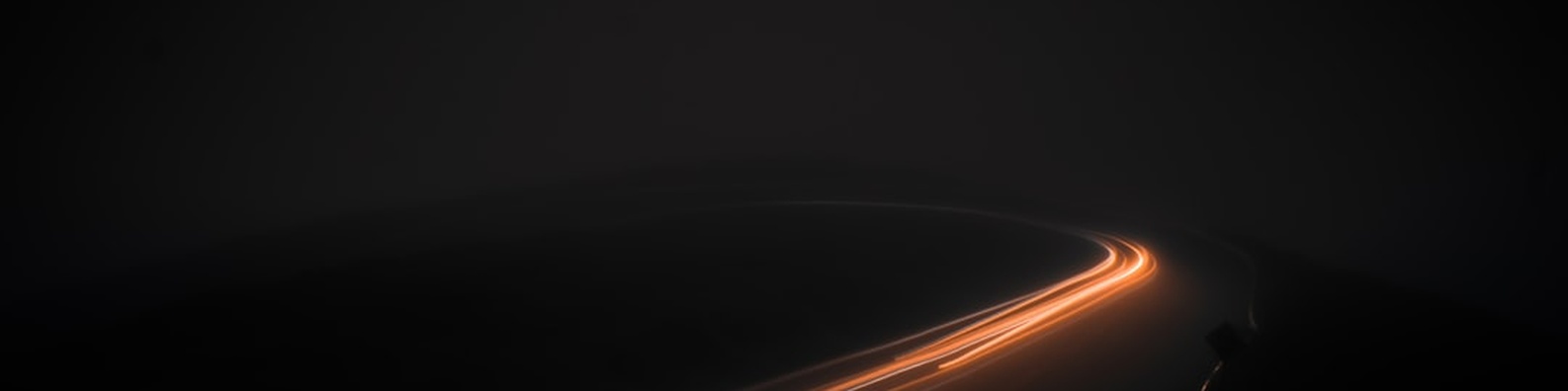 Urban LinkedIn Cover Photo with Nighttime Vehicle Light Trails